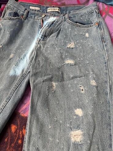 38 Beden Pull and Bear Mom Jean