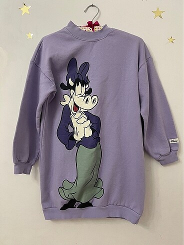 Lila sweat elbise