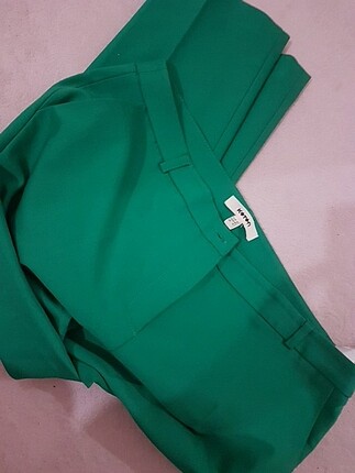 42 Beden yeşil Renk orjinal koton marka pantolon