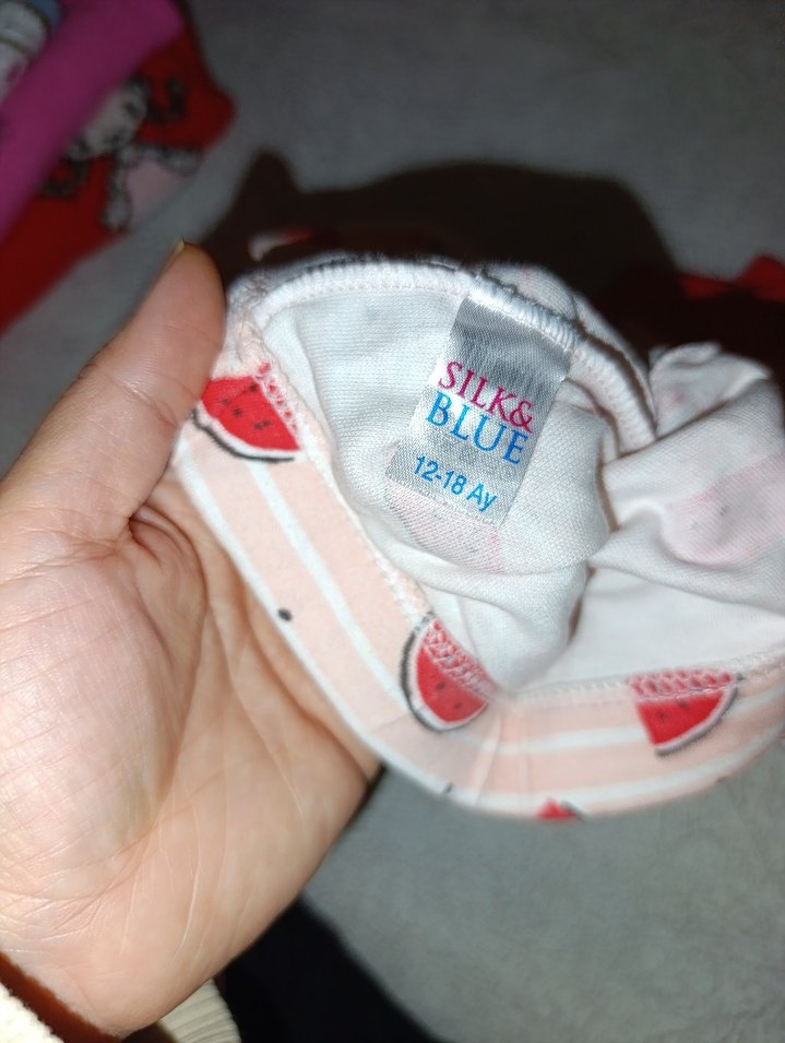 Kız Çocuk Renkli Desenli Pamuklu Tayt - Görsel 2