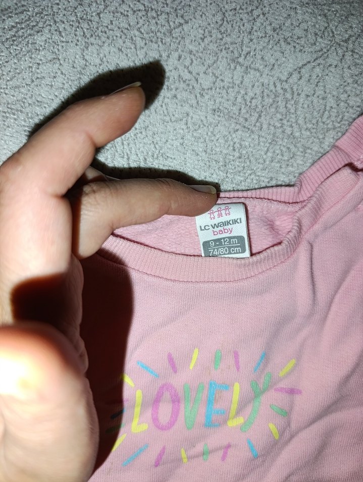 Pembe Kız Çocuk Sweatshirt Uzun Kollu - Görsel 3