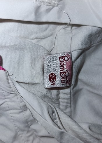 Kız Çocuk Kapüşonlu Fermuarlı Beyaz Yağmurluk - Görsel 3