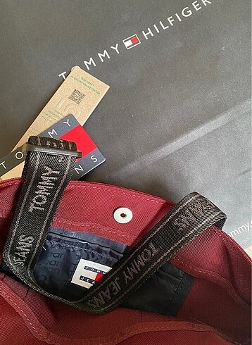 Beden bordo Renk Tommy Hilfiger çanta