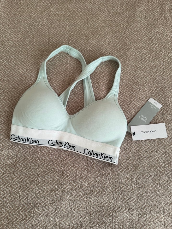 Calvin Klein Turkuaz Spor Sütyeni - Görsel 2