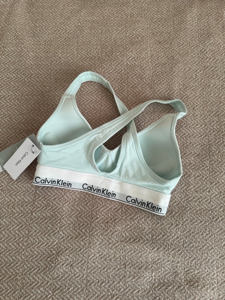 Calvin Klein Turkuaz Spor Sütyeni - Görsel 3