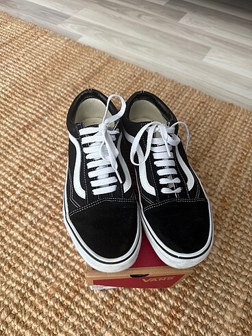 Vans siyah deri