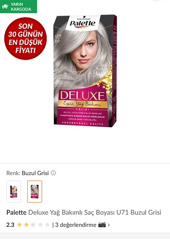 Schwarzkopf Palette Deluxe Kalıcı Saç Boyası - Görsel 2