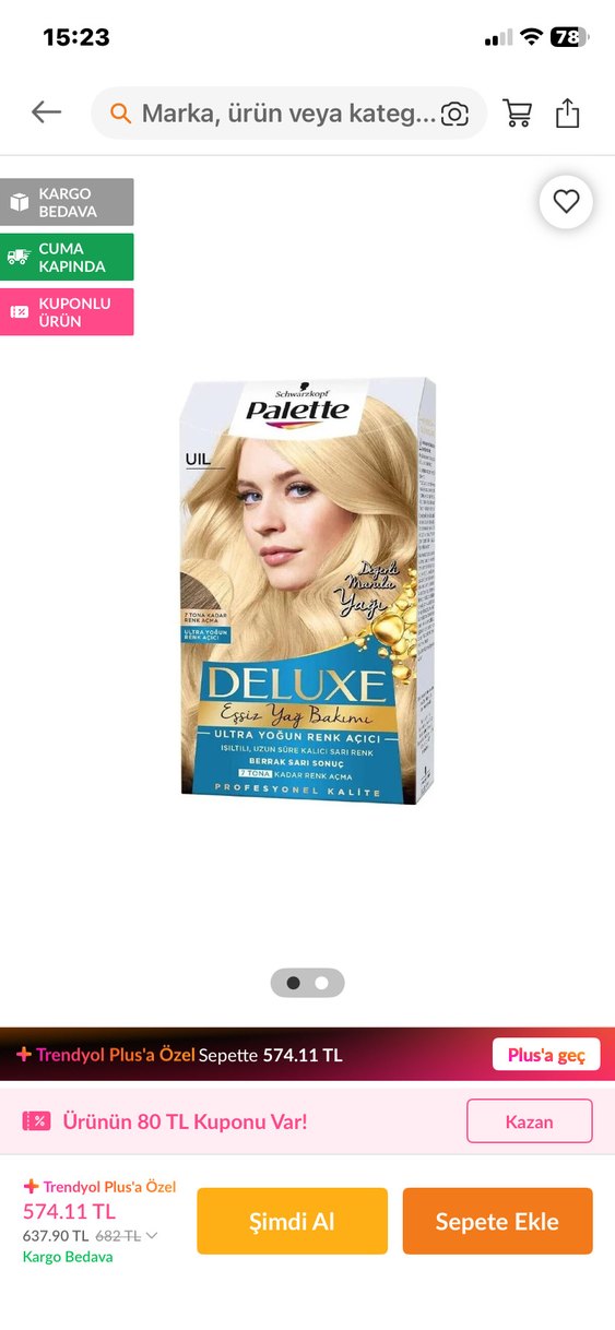 Schwarzkopf Palette Deluxe Ultra Yoğun Renk Açıcı - Görsel 2