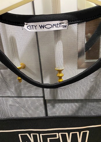 Tül detaylı Crop Bluz - Görsel 3