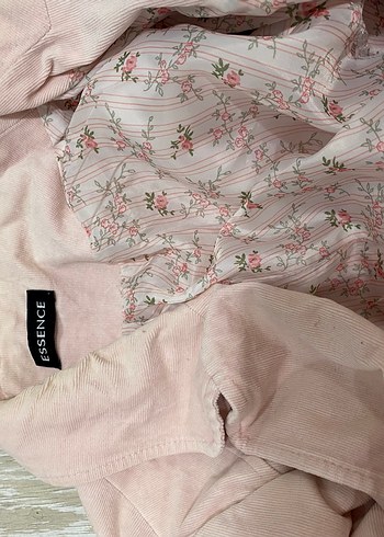 Pembe Keten Blazer Ceket - Görsel 4