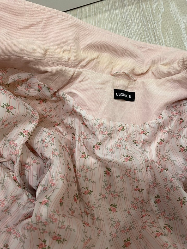 Pembe Keten Blazer Ceket - Görsel 5