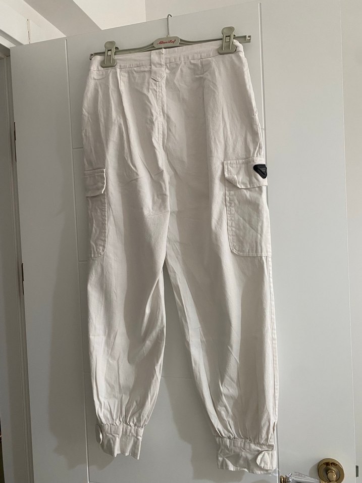 Quzu Keten Kargo Pantolon - Görsel 5