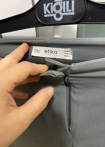 Gri Kadın Blazer Ceket ve Pantolon Takım - Görsel 7