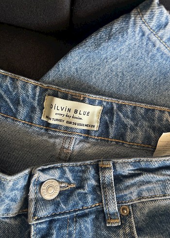 Dilvin Kadın Mavi Denim Midi Boy Kot Pantolon