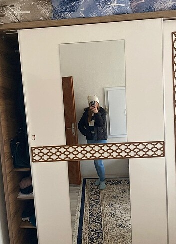 36 Beden Siyah şişme mont 