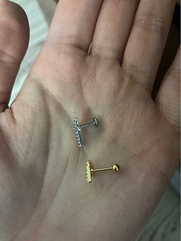 Sterling silver Tragus piercing