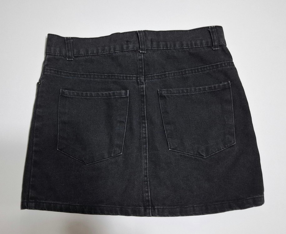 Addax Siyah Denim Mini Etek - Görsel 2