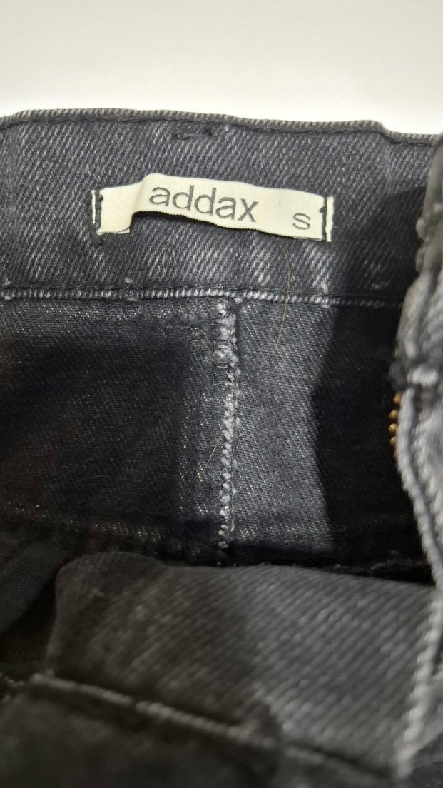Addax Siyah Denim Mini Etek - Görsel 3