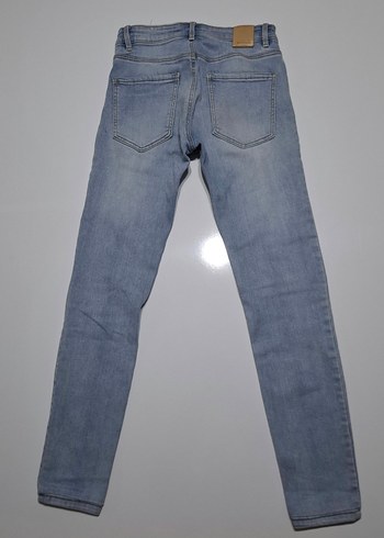 Stradivarius Kadın Mavi Kot Pantolon - Görsel 3