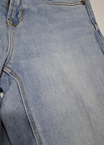 Stradivarius Kadın Mavi Kot Pantolon - Görsel 2