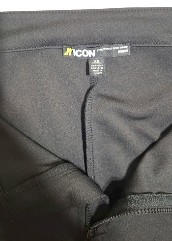 Mavi Biker Tayt - Görsel 3