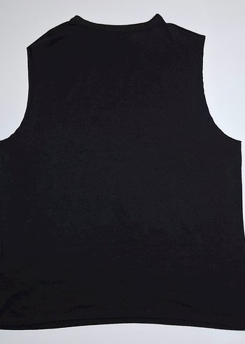 Tally Weijl Rock Punk Desenli Siyah Kolsuz Tişört - Görsel 3