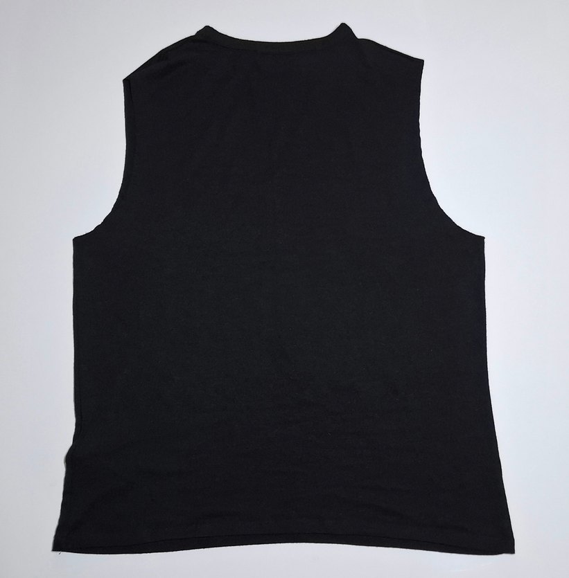 Tally Weijl Rock Punk Desenli Siyah Kolsuz Tişört - Görsel 3