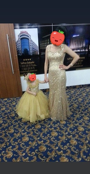 anne kız kombini dore renk