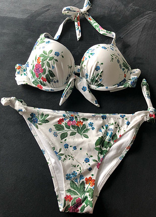 36 Beden çeşitli Renk Pushuplı Bikini
