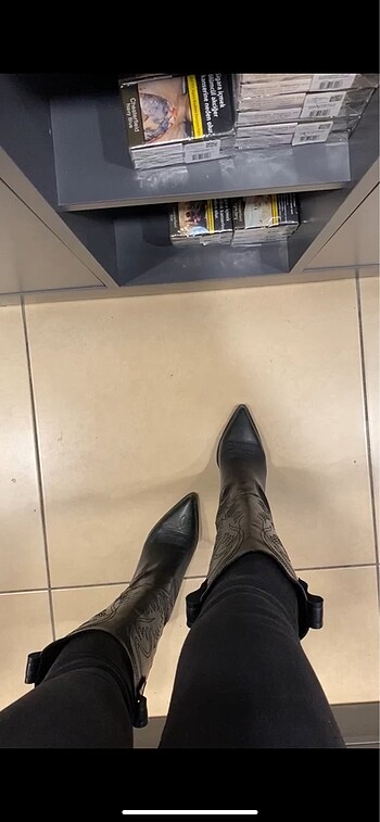 37 Beden Zara kovboy çizme