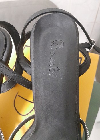 Siyah abiye kadeh Topuklu Kadın Ayakkabı - Görsel 4