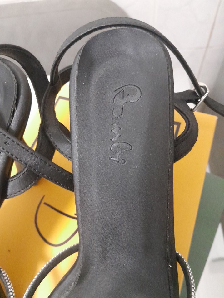 Siyah abiye kadeh Topuklu Kadın Ayakkabı - Görsel 4