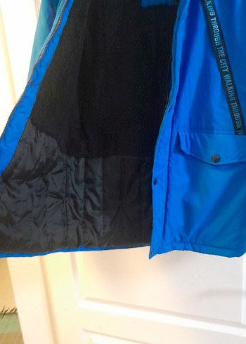 Erkek Çocuk Mavi Kapüşonlu mont lcwaikiki 12 /13 yaş - Görsel 8