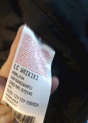 Erkek Çocuk Mavi Kapüşonlu mont lcwaikiki 12 /13 yaş - Görsel 6