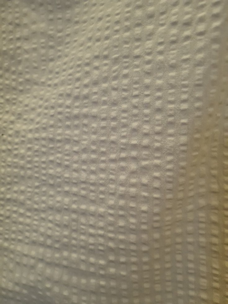 Kadın Beyaz Uzun Kollu Keten Gömlek - Görsel 4