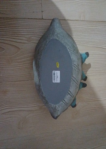 Turkuaz Kuşlu Gri Yaprak Biblo - Görsel 8