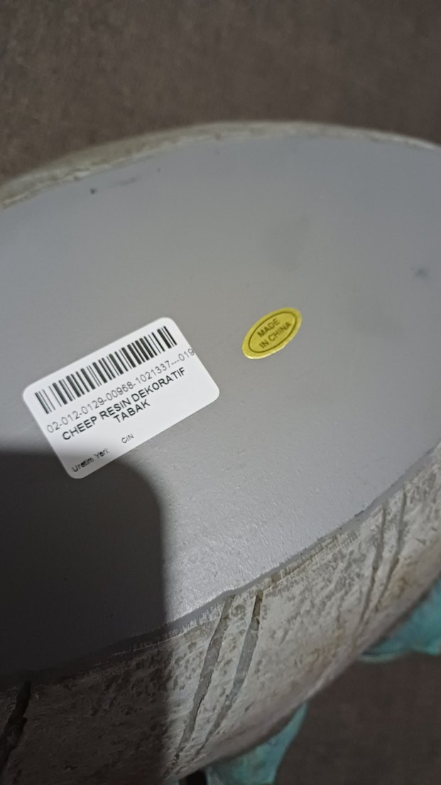 Turkuaz Kuşlu Gri Yaprak Biblo - Görsel 5