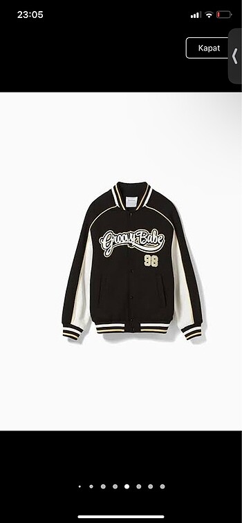 xs Beden siyah Renk Bershka bomber ceket