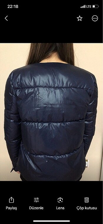 Mango şişme mont - Görsel 5