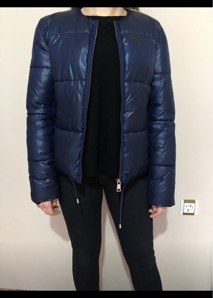 Mango şişme mont - Görsel 3