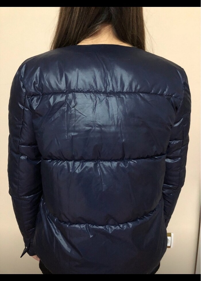 Mango şişme mont - Görsel 5