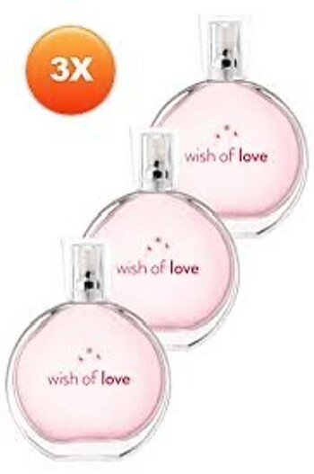 Avon Wish of Love EDT 50 ml Bayan Parfümü 3Adet