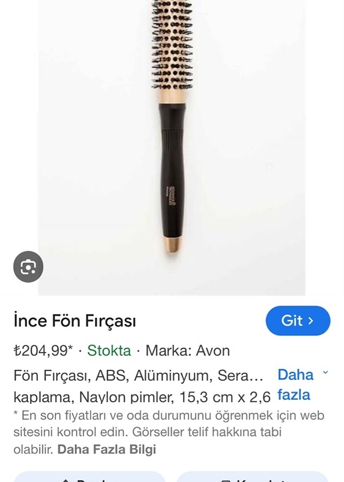 Avon ince fön fırçası - Görsel 2