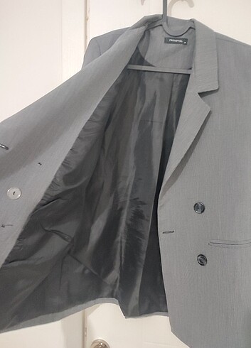 36 Beden Gri blazer