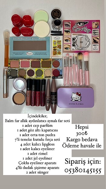 Set şeklinde satılıktır