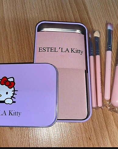 Hello kitty 7?li fırça seti sıfır ürün