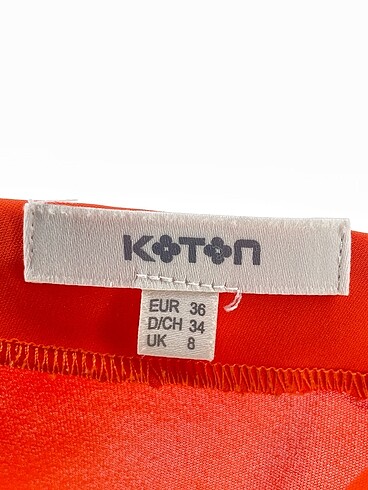 36 Beden turuncu Renk Koton Bluz %70 İndirimli.