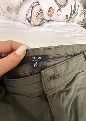 Mavi Jeans Erkek Keten Haki Kemerli Pantolon