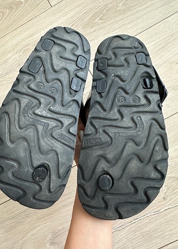 Siyah Tokalı Erkek Sandalet - Görsel 2