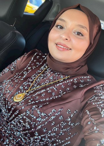 Kuyruklu tesettür abiye - Görsel 2